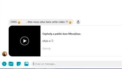 Aktueller Virus in der Facebook Messenger-App
