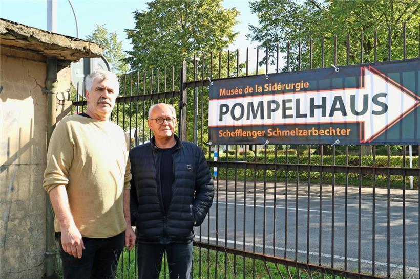 Alain Günther und Victor Merens betreiben das Museum ehrenamtlich

