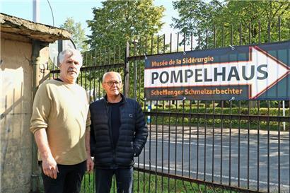 Alain Günther und Victor Merens betreiben das Museum ehrenamtlich
