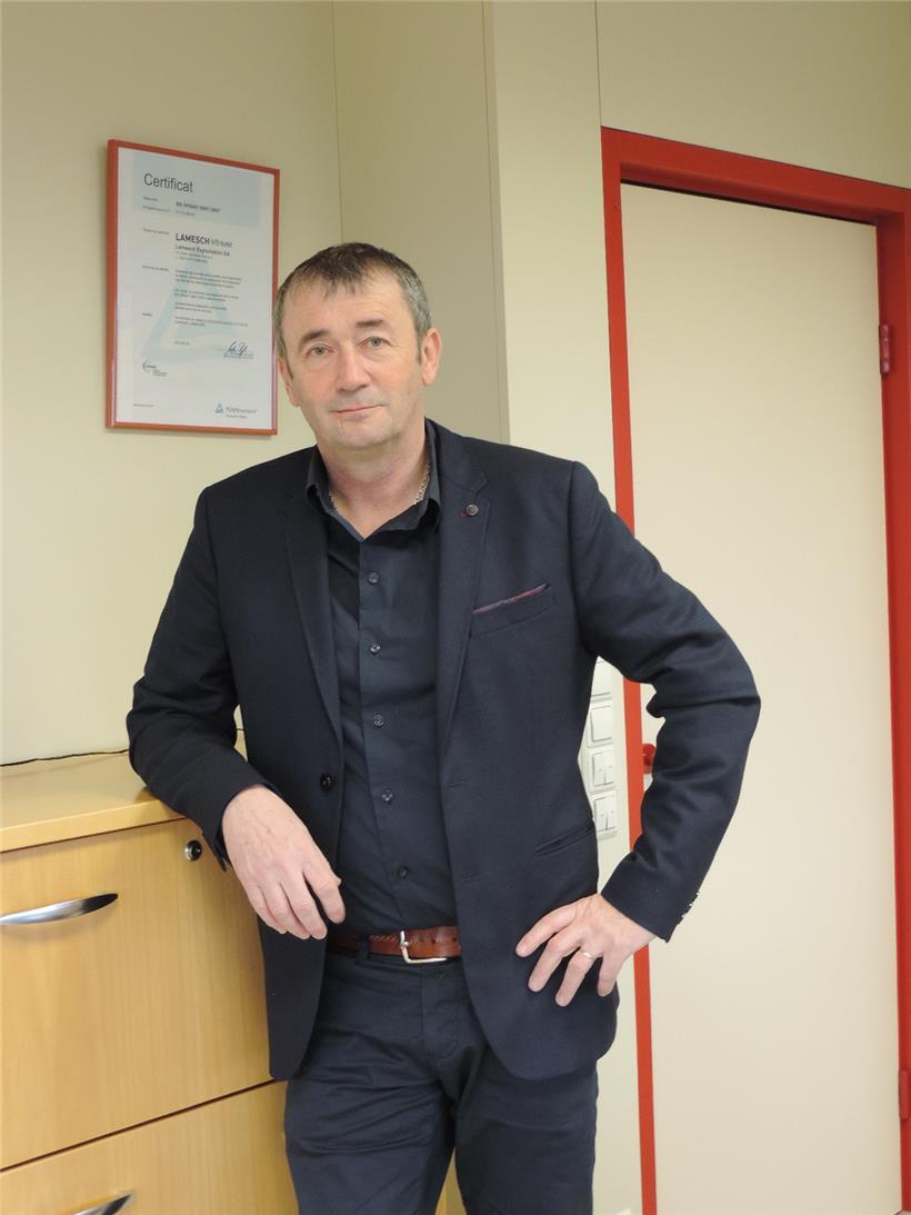 Alain Jacobs ist Geschäftsführer und Generaldirektor von Lamesch