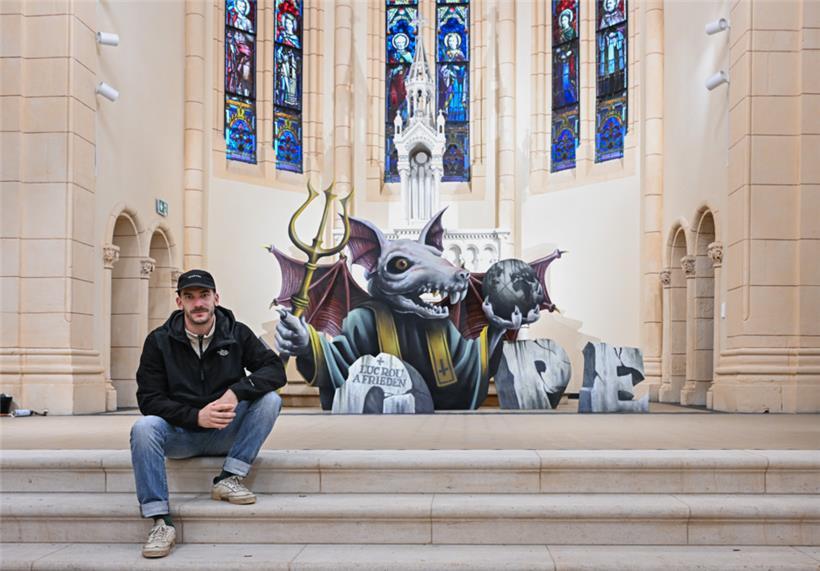 Alain Welter voulait depuis longtemps créer une œuvre dans une église
