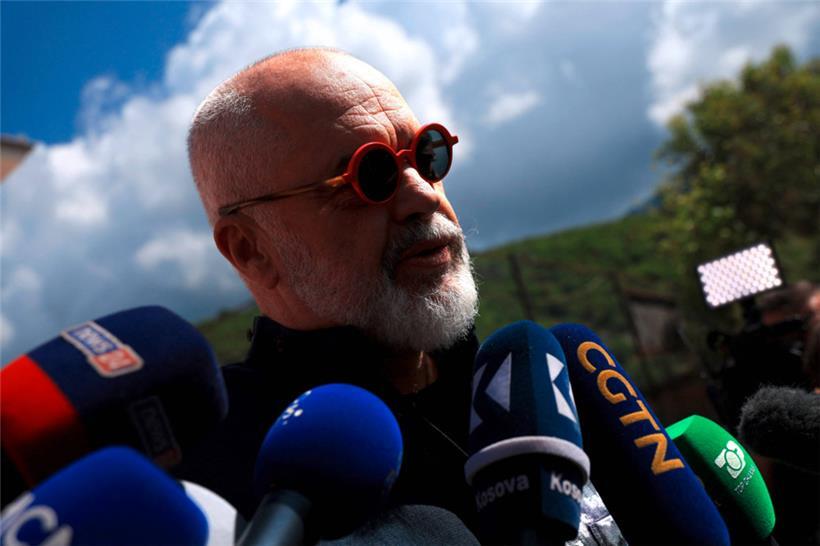 Albaniens regierender sozialistischer Parteichef Edi Rama
