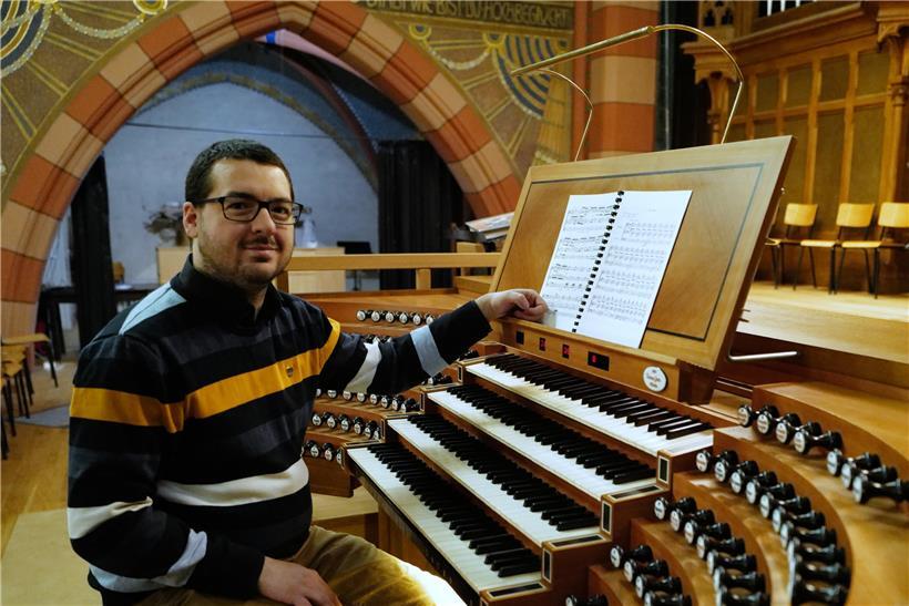 Alessandro Urbano ist seit fünf Jahren Titularorganist in Düdelingen
