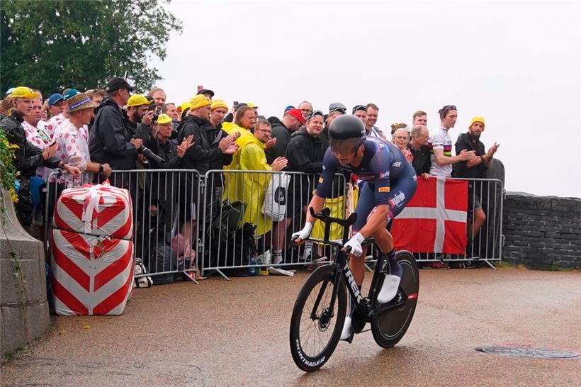 Alex Kirsch startete mit einer Lebensmittelvergiftung in das Zeitfahren der Tour de France 
