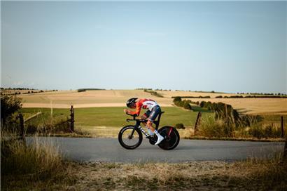 Alex Kirsch war beim Zeitfahren rund um Berburg der stärkste luxemburgische Fahrer
