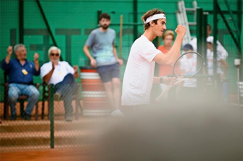 Alex Knaff, hier bei den Südstroum-Open, hat am Sonntag seinen ersten ITF-Titel geholt
