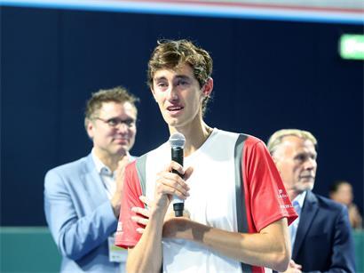 Alex Knaff kämpfte mit den Tränen nach seinem letzten Auftritt im Davis Cup