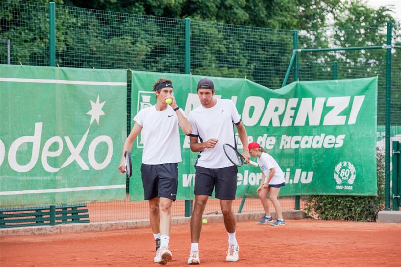 Alex Knaff (links) und Chris Rodesch sind im Doppel noch ungeschlagen
