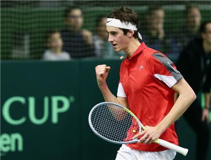 Alex Knaff sorgte mit einem Einzel-Sieg für eine Vorentscheidung
