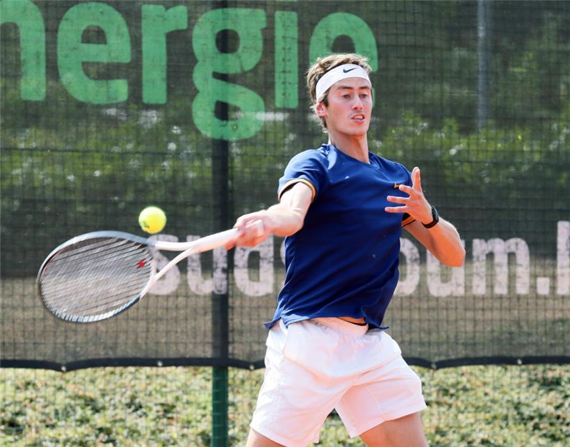 Alex Knaff trifft am heutigen Donnerstag auf den an Nummer eins gesetzten Spanier Tiffon
