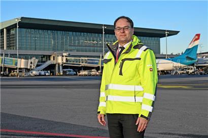 Alexander Flassak hatte seit vergangenem Frühjahr die Position des Interims-CEO inne und wurde Anfang Dezember offiziell zum CEO von Lux-Airport ernannt
