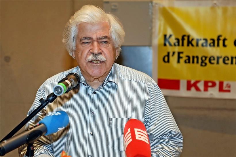 Ali Ruckert ist KPL-Präsident und Chefredakteur der „Zeitung vum Lëtzebuerger Vollek“
