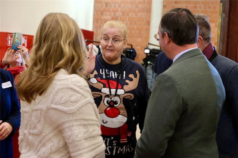 Alice Hinterscheidt freut sich auf Begegnungen und Gespräche bei der Weihnachtsfeier, insbesondere mit dem großherzoglichen Paar
