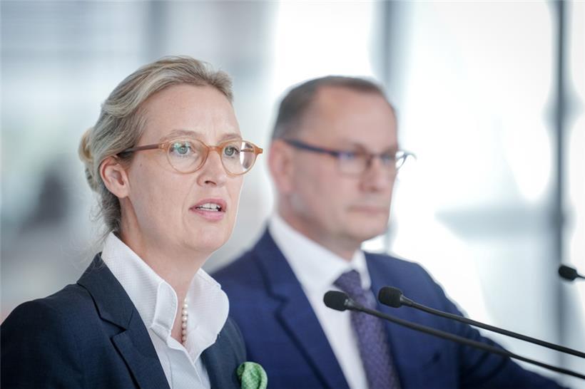 Alice Weidel und Tino Chrupalla von der AfD – die Rechtsextremen sind im Aufwind
