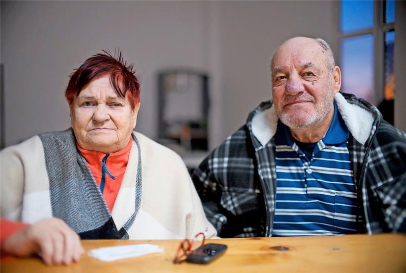 Alita und Grigori Danukalow aus Ismajl haben im Flüchtlingszentrum „Emanuel“ im rumänischen Galati Unterschlupf gefunden
