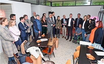 Alle 27 Kandidaten waren am Donnerstag bei der Programmvorstellung in der „Charly’s Gare“ anwesend
