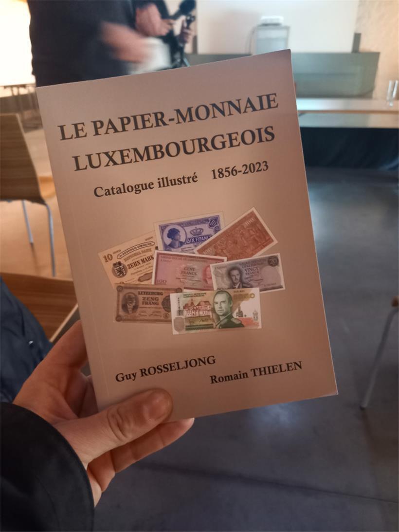 Alle Geldscheine, die in Luxemburg gedruckt wurden, sind auch im Katalog aufgelistet
