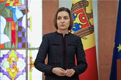 Allen Querschüssen zum Trotz: Staatspräsidentin Maia Sandu will den Kurs ihres Landes fortsetzen
