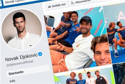 Alles easy: So präsentierten sich Djokovic und die Adriatour bei Facebook
