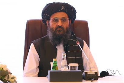 Als Politbürochef der Taliban während der Friedensgespräche mit den USA im Emirat Katar war Abdel Ghani Baradar einer der prominentesten Vertreter der Islamistengruppe
