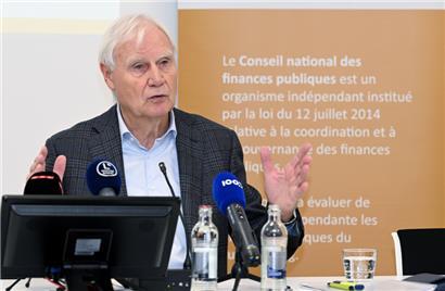 Als Präsident des CNFP prüft Romain Bausch, früherer Mitarbeiter im Finanzministerium und langjähriger Geschäftsführer des Satellitenbetreibers SES, heute die nationalen Staatsfinanzen auf ihre Nachhaltigkeit
