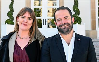 Als Spitzenkandidierende sollen Maxime Miltgen und Gabriel Boisanté der LSAP-Sektion in der Hauptstadt zum Sprung in den Schöffenrat verhelfen 
