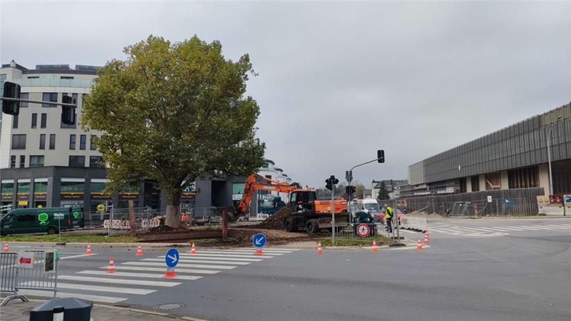 Alter Standort: Ortseingang Lallingen – vorher