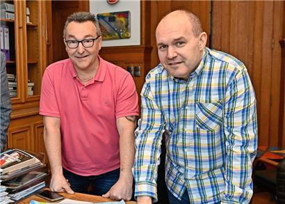 Alter und neuer Präsident: Jacques Muller (l.) und Pedro Oliveira
