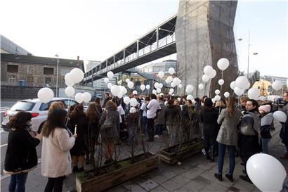 Am 12. Februar 2017 fand eine „Marche blanche“ in Erinnerung an die ermordete Ana Lopes statt
