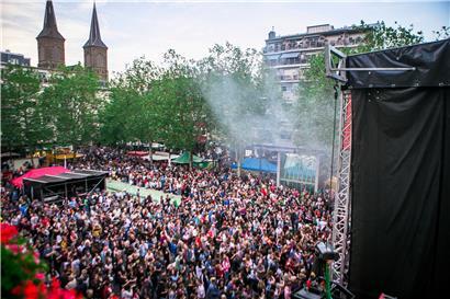 Am 15. Juni 2019 quollen Düdelingens Straßen anlässlich der „Fête de la musique“ über vor Besuchern

