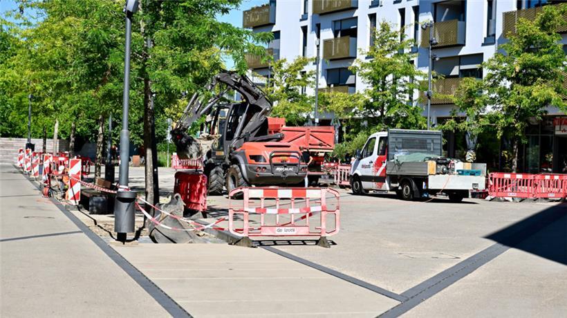 Am 18. August begannen die Arbeiten „am Duerf“
