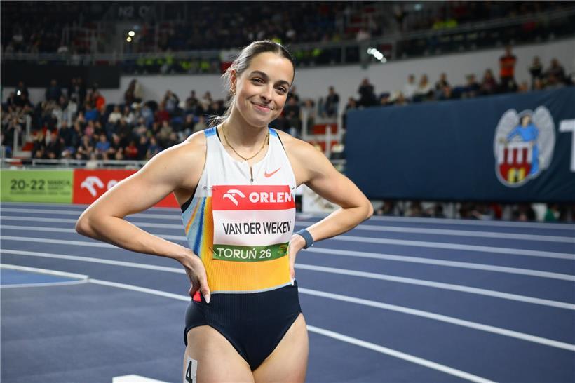 Patrizia Van der Weken läuft in Torun Landesrekord 7,01 Sekunden über 60 Meter Sprint am 22. Februar