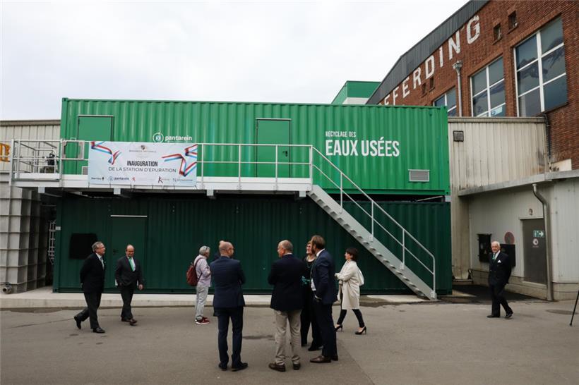 Am Dienstag anlässlich der Einweihung der Kläranlage