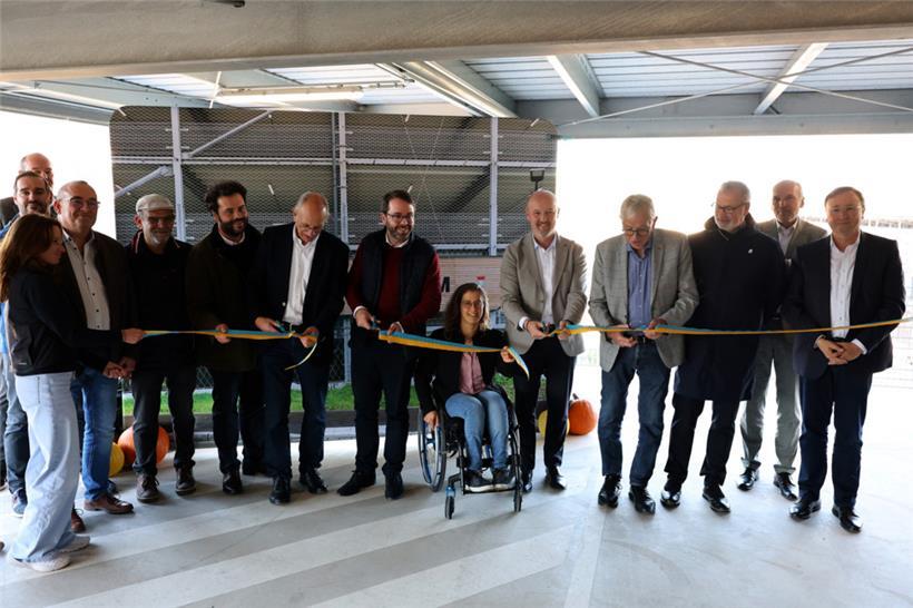 Am Donnerstag wurde das neue Parkhaus im Beisein vieler Ehrengäste, darunter Ver...