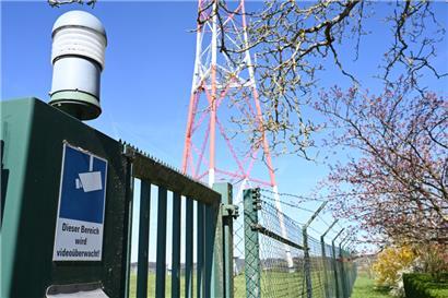 Am Donnerstagmorgen wurde jemand dabei entdeckt, wie er auf einen Sendemast in Junglinster geklettert ist
