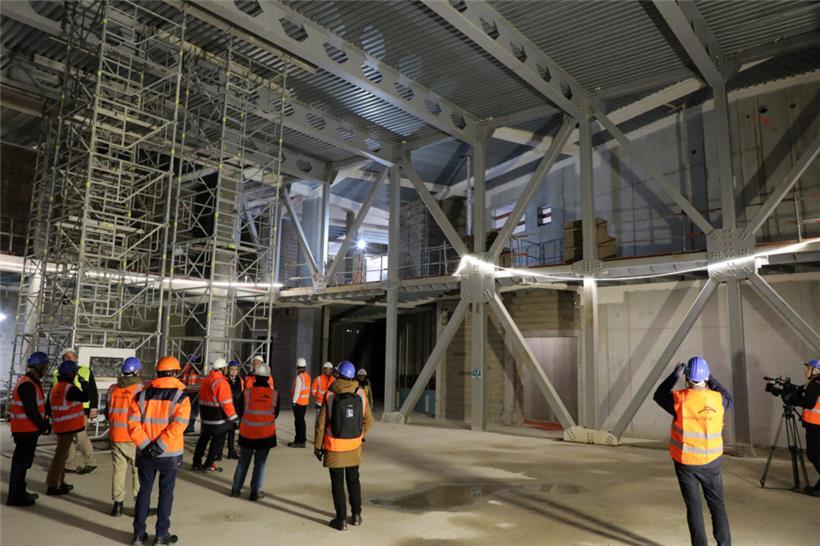 Am Freitag präsentierte die Unternehmensgruppe der Presse Fortschritte und Einbl...