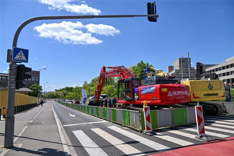 Am Freitagmittag wurden die Bauarbeiten offiziell gestartet