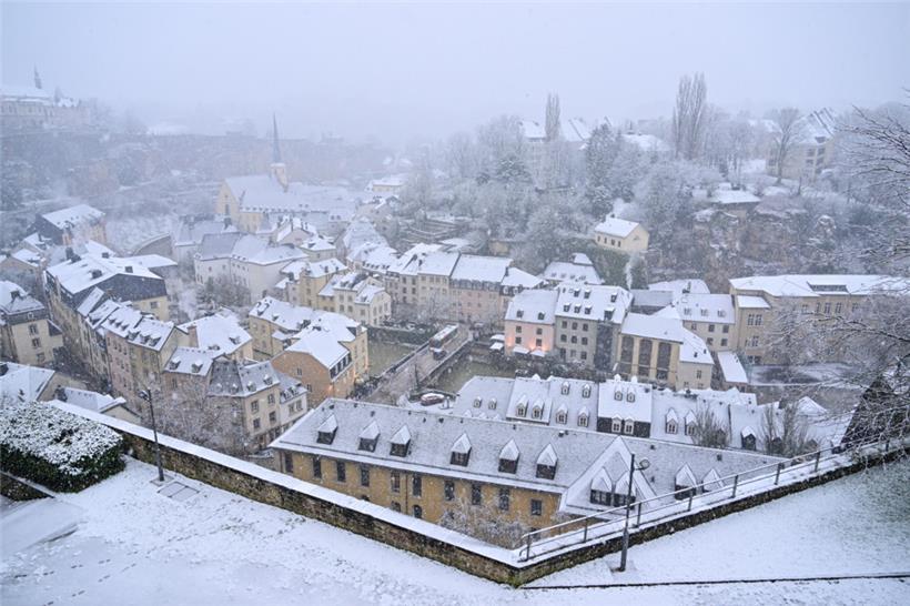 Am Mittwoch sind in Luxemburg bis zu fünf Zentimeter Neuschnee möglich
