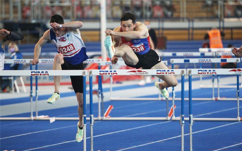 Am Samstag lief François Grailet einmal mehr eine neue nationale Bestleistung und verpasste die Qualifikation für die WM im März um eine Hundertstel-Sekunde
