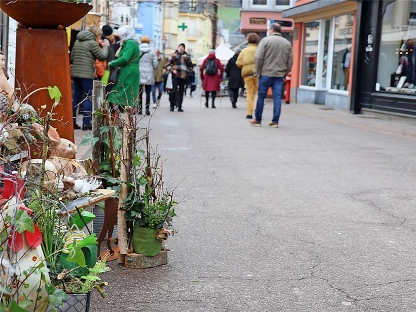 Am Samstag und Sonntag war in der Diekircher Fußgängerzone einiges mehr los
