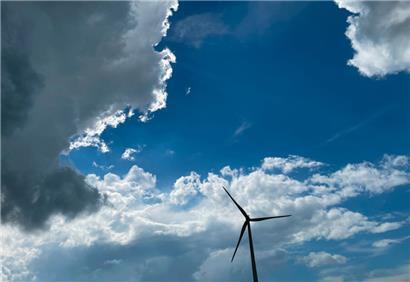 Am Samstagnachmittag braute sich von Westen her so einiges zusammen …
