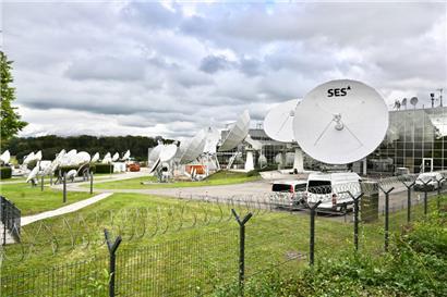 Am Sitz der SES in Betzdorf
