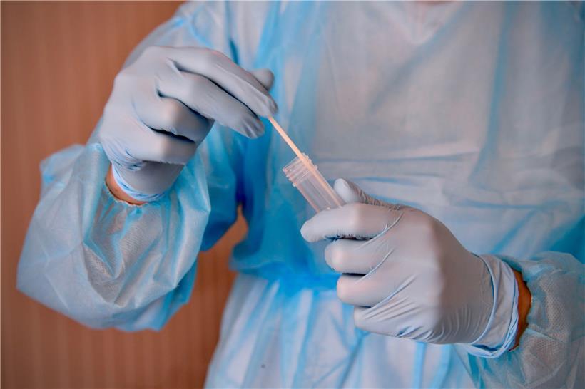 Am Sonntag wurden nur 856 Tests ausgewertet
