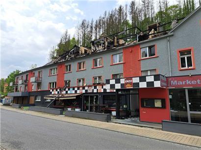 Am Tag danach: So sah das ehemalige Hotel am Donnerstagmittag aus
