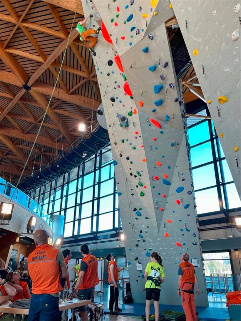  Am Wochenende stellten sich die besten Kletterer einer schwierigen Herausforderung 
