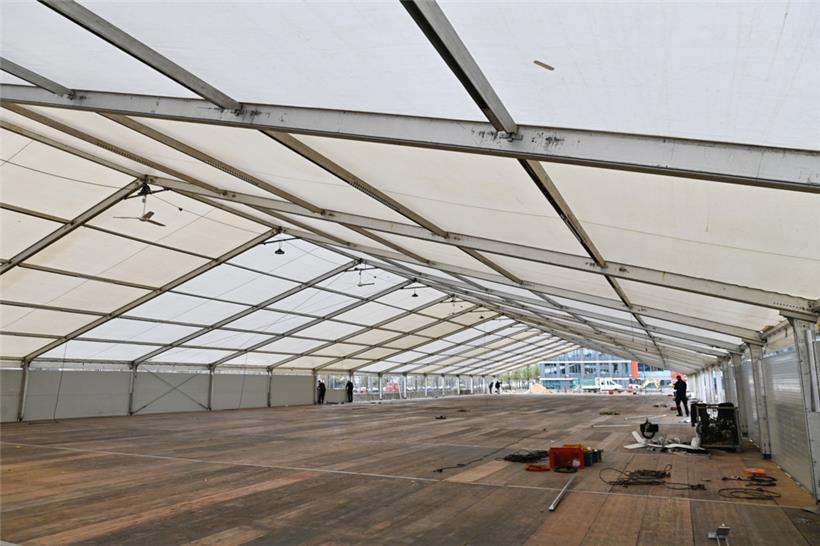 Am vergangenem Mittwoch (6. April) sah es auf dem Gelände noch anders aus