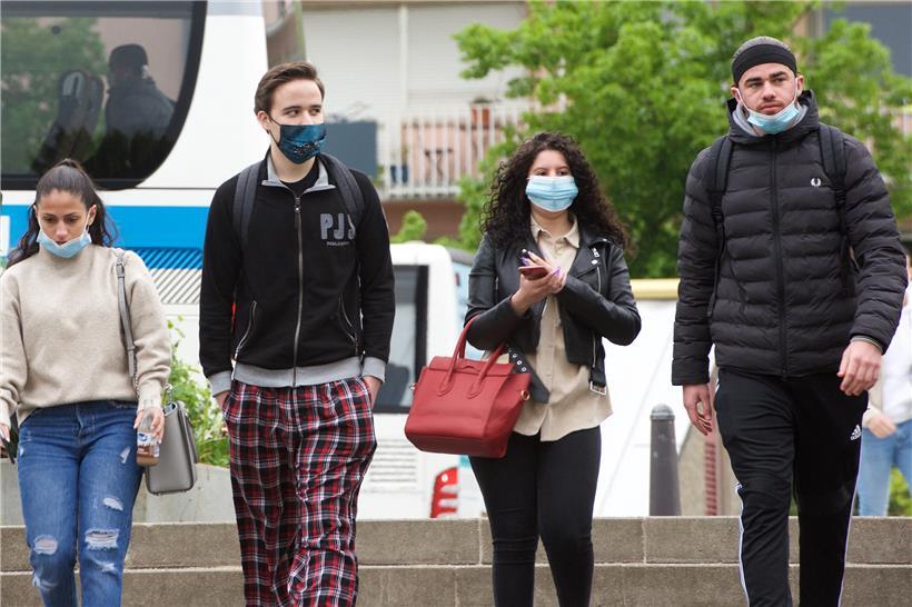Am vergangenen Montag waren es die Primaner, hier aus dem „Lycée Michel-Rodange“, die zuerst die Schulbank drücken mussten. An diesem Montag sind es die „Lycée“-Schüler der Gruppe A.
