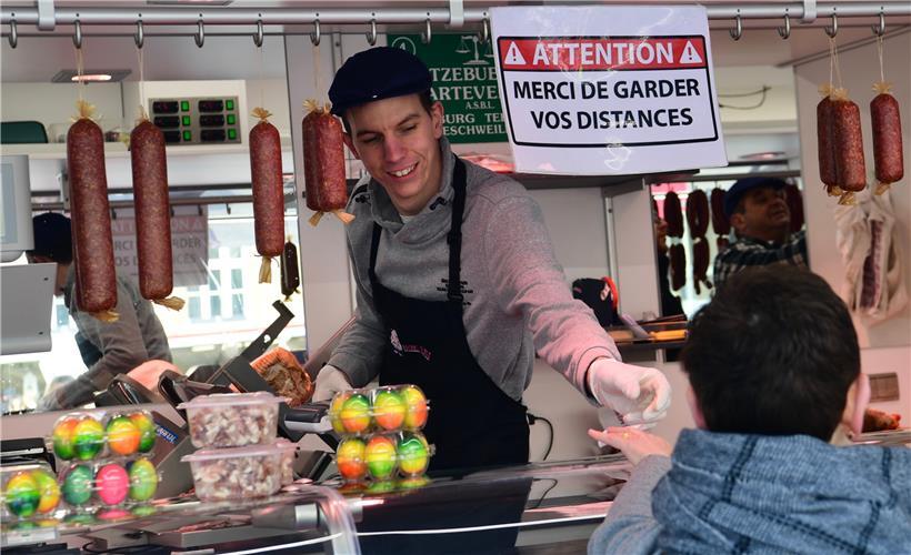 Am vergangenen Wochenende wurde die Metzgerei Burg vom Ansturm überrascht. Die Produktion wurde daraufhin erhöht, die Verkaufszahlen haben sich fast verdoppelt.
