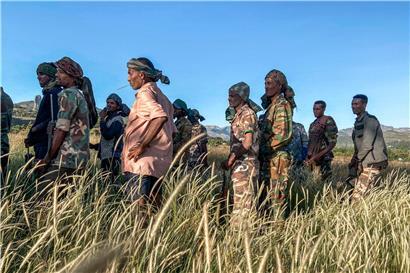 Amhara-Milizen kämpfen aufseiten der äthiopischen Regierung gegen die Volksbefreiungsfront von Tigray
