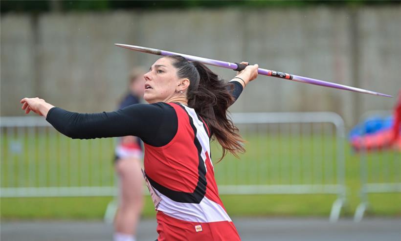 An Noémie Pleimling führte im Speerwerfen kein Weg vorbei
